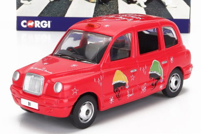 Corgi Austin London Taxi Lti Tx4 2007 - The Beatles - Vianočný taxík 1:36 Tmavo ružová