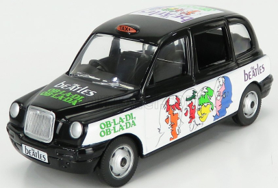 Corgi Austin London Taxi Lti Tx4 2014 - The Beatles - Ob-la-di Ob-la-da 1:36 čierna biela