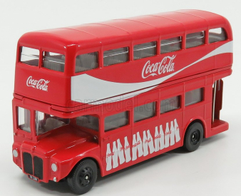 Corgi Routemaster Rml 2757 Autobus Londýn Coca-cola 1956 1:64 Červená biela