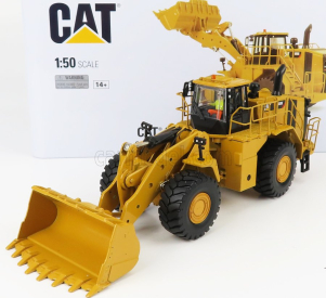 Dm-models Caterpillar Cat994k Ruspa Gommata - škrabací traktor - kolesový nakladač 1:50 žltá čierna