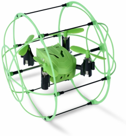 Dron X4 Cage Copter, zelený