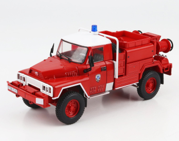 Edicola Acmat Tpk 4.20 Tanker Truck Antincendio Boschivo Sapeurs Pompiers Francúzsko 1985 1:43 červená biela