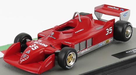 Edicola Alfa romeo F1 177 N 35 Sezóna 1979 Bruno Giacomelli 1:43 Červená biela