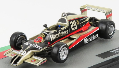 Edicola Arrows F1 A1b N 29 Sezóna 1979 Riccardo Patrese 1:43 Zlatá čierna červená