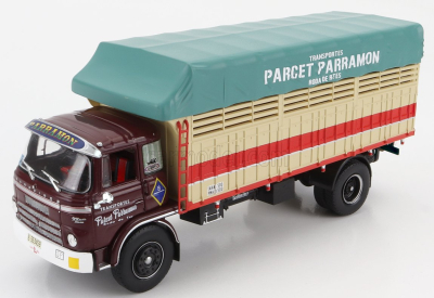 Edicola Barreiros Super Azor Truck Telonato Parcet Parramon Transports 2-assi 1967 1:43 Brown Cream