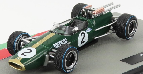 Edicola Brabham F1 Bt24 N 2 Dennis Hulme Sezóna 1967 Majster sveta 1:43 Zelené zlato