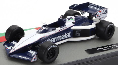 Edicola Brabham F1 Bt52 Parmalat N 6 Sezóna 1983 Riccardo Patrese 1:43 Bielo modrá