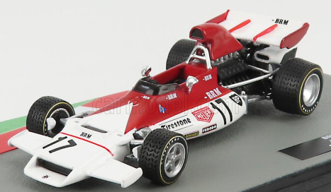 Edicola BRM F1 P160b N 17 Monaco Gp 1972 Jean Pierre Beltoise 1:43 červená biela