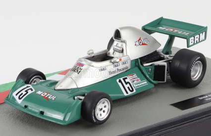 Edicola BRM F1 P201 N 15 Sezóna 1974 Henri Pescarolo 1:43 Zelená Strieborná