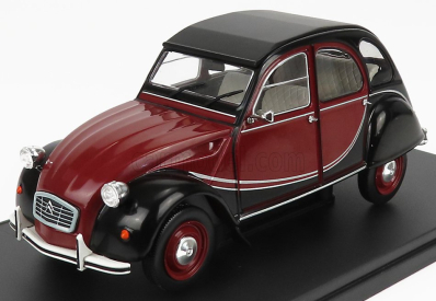 Edicola Citroen 2cv Charleston 1982 1:24 červená čierna