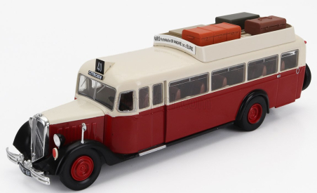 Edicola Citroen T45 Bus Paris Francúzsko 1939 1:43 Červená biela