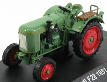 Edicola Fendt F28 Tractor Truck 1951 - Con Vetrina - S vitrínou 1:43 Zelená červená