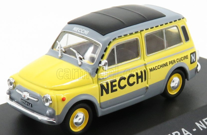 Edicola Fiat 500 Giardiniera - Necchi 1960 1:43 žlto-sivá