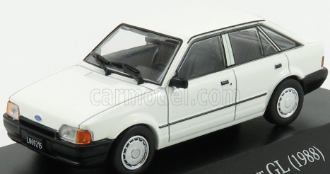 Edicola Ford england Escort Gl 1988 1:43 Biela