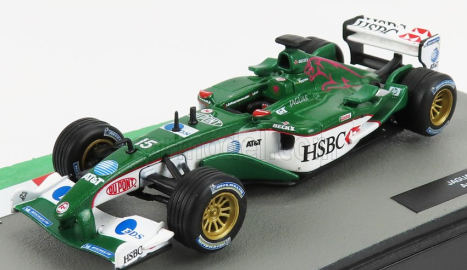 Edicola Jaguar F1 R4 N 15 Sezóna 2003 Antonio Pizzonia 1:43 Zelená s bielou