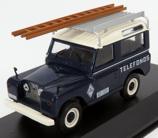 Edicola Land rover Santana 88 Telefonica 1989 1:43 Blue Cream