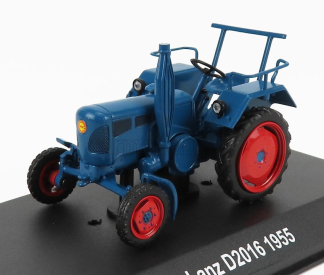 Edicola Lanz D2016 Traktor 1955 - Con Vetrina - S vitrínou 1:43 Modrá