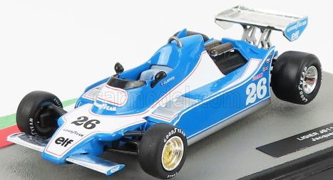 Edicola Ligier F1 Js11 N 26 Sezóna 1979 Jacques Laffite 1:43 Svetlo modrá biela