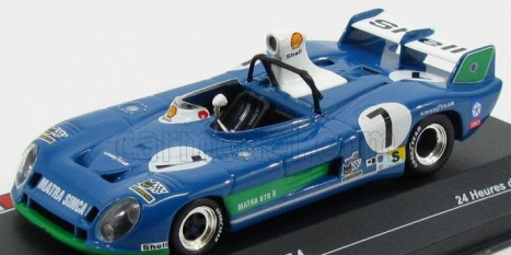 Edicola Matra simca Ms670b 3.0l V12 Team Matra Sport Winner N 7 24h Le Mans 1974 H.pescarolo - G.larrousse 1:43 Bluette Green White