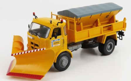 Edicola Pegaso 3040 Truck Snowplough Spargisale E Spazzaneve 1980 1:43 Žltá