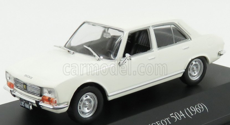 Edicola Peugeot 504 1969 1:43 Biela