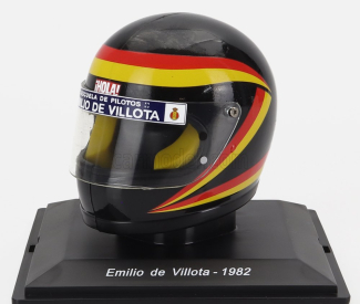 Edicola Prilba F1 Casco - March 821 N 19 Sezóna 1982 Emilio De Villota 1:5 čierna žltá