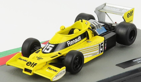 Edicola Renault F1 Rs01 N 15 Sezóna 1977 Jean Pierre Jabouille 1:43 žltá čierna