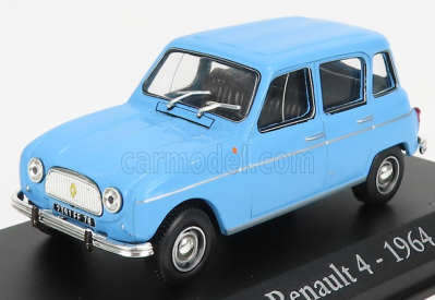 Edicola Renault R4 1964 - Con Vetrina - S vitrínou 1:43 svetlomodrá