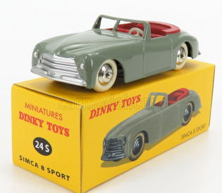 Edicola Simca 8 Sport Spider 1955 1:43 Sivá