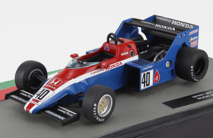 Edicola Spirit F1 201 Honda N 40 Sezóna 1983 Stefan Johansson 1:43 Modrá červená