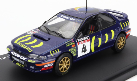 Edicola Subaru Impreza 555 N 4 Winner Rally Rac Lombard 1995 C.mcrae - D.ringer 1:43 Modrá