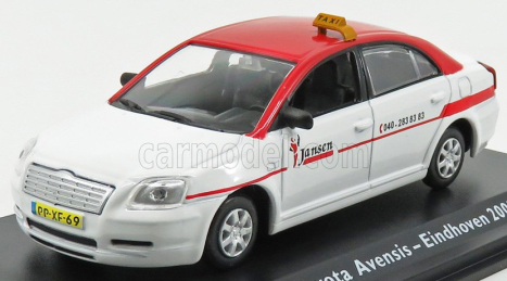 Edicola Toyota Avensis Taxi Eindhoven 2003 1:43 Biela červená