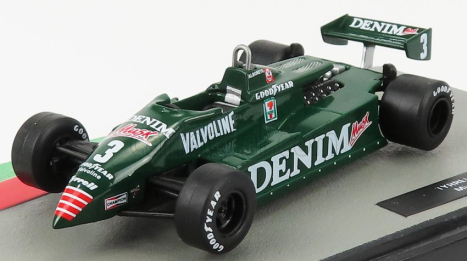 Edicola Tyrrell F1 011 Denim N 3 Sezóna Gp 1982 Michele Alboreto 1:43 Zelená