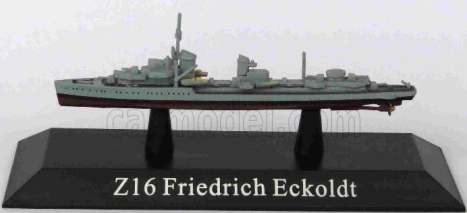 Edicola Vojnová loď Z16 Friedrich Eckoldt Destroyer Nemecko 1936 1:1250 Vojenská