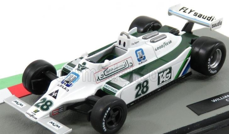 Edicola Williams F1 Fw07 N 28 Sezóna 1979 Clay Regazzoni 1:43 Zelená Biela