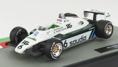 Edicola Williams F1 Fw08 Team Ford N 6 Majster sveta Sezóna 1982 Keke Rosberg 1:43 Zelená Biela