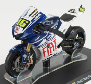 Edicola Yamaha Yzr M1 N 46 Motogp Sezóna 2007 Valentino Rossi 1:18 Biela Modrá