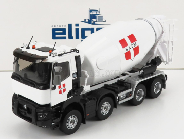 Eligor Renault C430 Satm Truck Cisterna Cement Mix Betoniera 2021 1:43 Biela červená