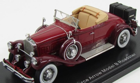 Esval model Pierce arrow Model B Roadster Open 1930 1:43 2 Tones Red