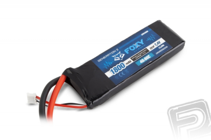 FOXY G2 - LC Li-Pol 1800mAh/7,4V 40/80C 13,2Wh