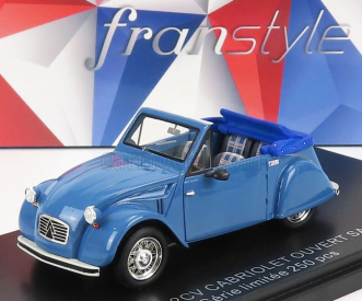 Franstyle Citroen 2cv Cabriolet Open 1954 1:43 Modrá