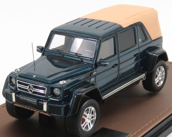 Glm-models Mercedes benz triedy G G650 Maybach Close Roof 2017 1:43 Designo Blue Met