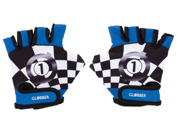 Globber – detské ochranné rukavičky XS Racing Blue