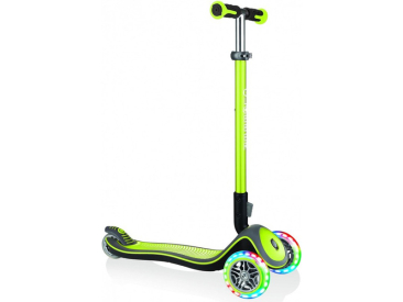 Globber - Scooter Elite Deluxe Lights Lime Green