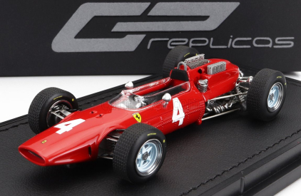 Gp-replika Ferrari F1 158 Scuderia Ferrari N 4 3. Monza Italy Gp 1964 Lorenzo Bandini 1:43 Červená