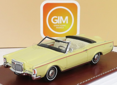 Great-iconic-models Lincoln Continental Mark Iii Cabrio 1971 1:43 Žltá