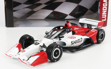 Greenlight Chevrolet Team Letterman Lanigan Racing N 30 Indianapolis Indy 500 Indycar Series 2022 Christian Lundgaard 1:18 Biela červená