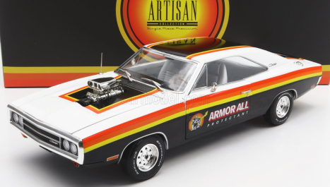 Greenlight Dodge Charger Coupe 1970 1:18 Biela čierna červená žltá