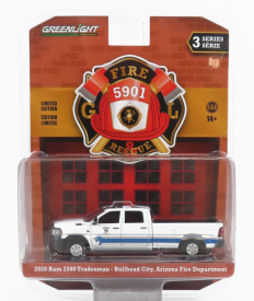 Greenlight Dodge Ram 2500 Pick-up Arizona Fire Engine Department 2020 1:64 bielo modrá