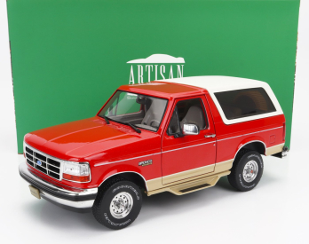 Greenlight Ford usa Bronco 1994 - Eddie Bauer Edition 1:18 červená zlatá biela